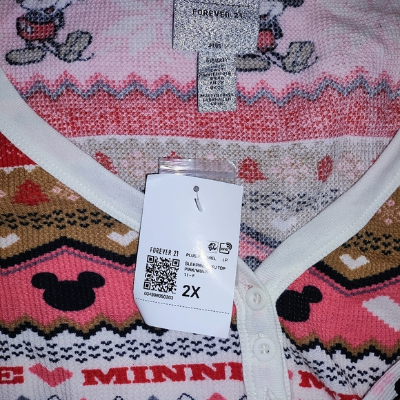 NWT Mickey mouse PJ Top - Picture 3 of 4